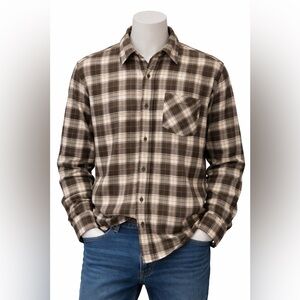 Carhartt Original Fit, Size Large, Men  Flannel Long-Sleeve Plaid Shirt